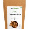 Pure Organio Organic Dalchini Fresh True cinamanon stick Indian Masala (100 Gm)