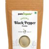 Pure Organio-Organic Black Pepper Powder - Kali Mirch Powder (100 Gm)
