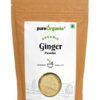 Pure Organio - Organic Dry Ginger Powder - Saunth Ground Sonth (600 gm)