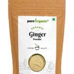 Pure Organio - Organic Dry Ginger Powder - Saunth Ground Sonth (600 gm)